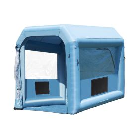 VEVOR Inflatable Paint Booth, 9.8 x 8.2 x 8.2 ft Inflatable Spray Booth, with 550W Powerful Blower and Air Filter System